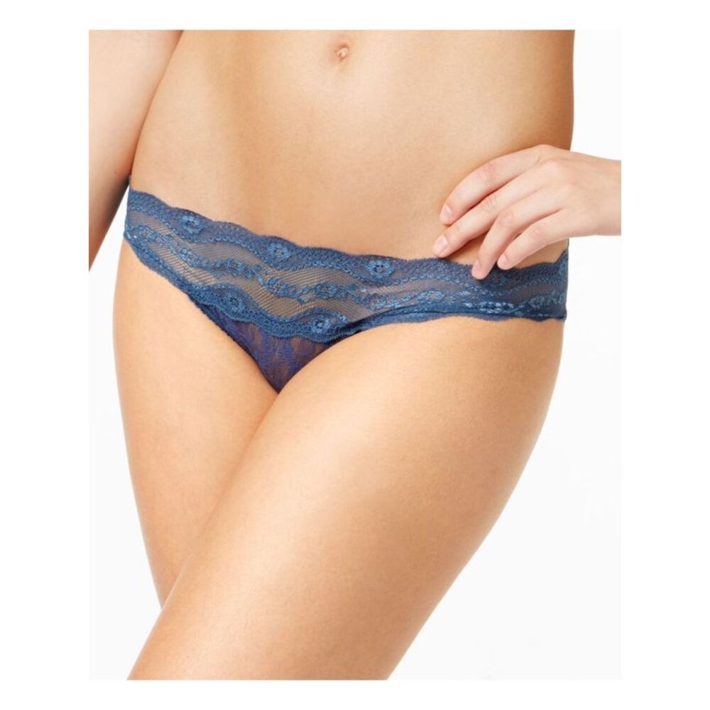 B.TEMPT'D Intimates Blue Thong Underwear Plus XL
